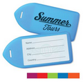 Neon Luggage Tags with 1-Color Imprint